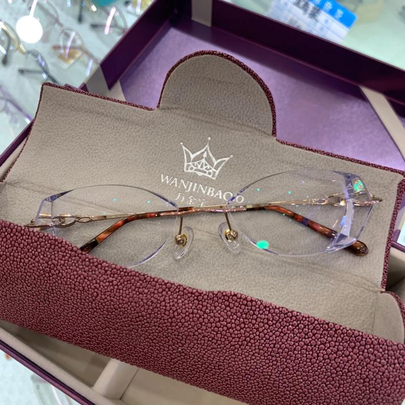 万金宝切边眼镜 1000多度 #切边眼镜#万金宝切边眼镜 # - 抖音